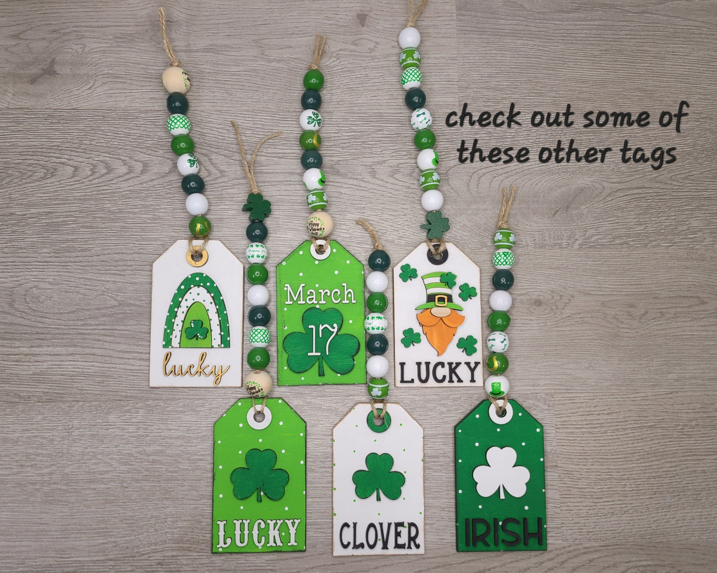 Clover Tag St. Patrick's Day Tag | #3652