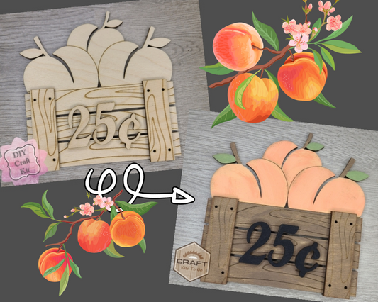 Peach Fruit Box | #2677
