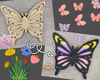 Butterfly Kit Paint Kit Party Paint Kit #2745 - Multiple Sizes Available - Unfinished Wood Cutout Shapes