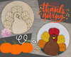 Thanksgiving Turkey | Thanksgiving Crafts | DIY Craft Kits | Paint Party Supplies | #3647