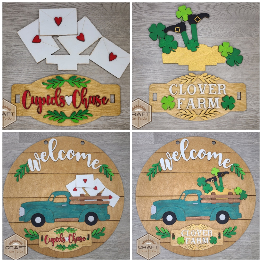Interchangeable Truck | Easter Bunny Insert | #200004
