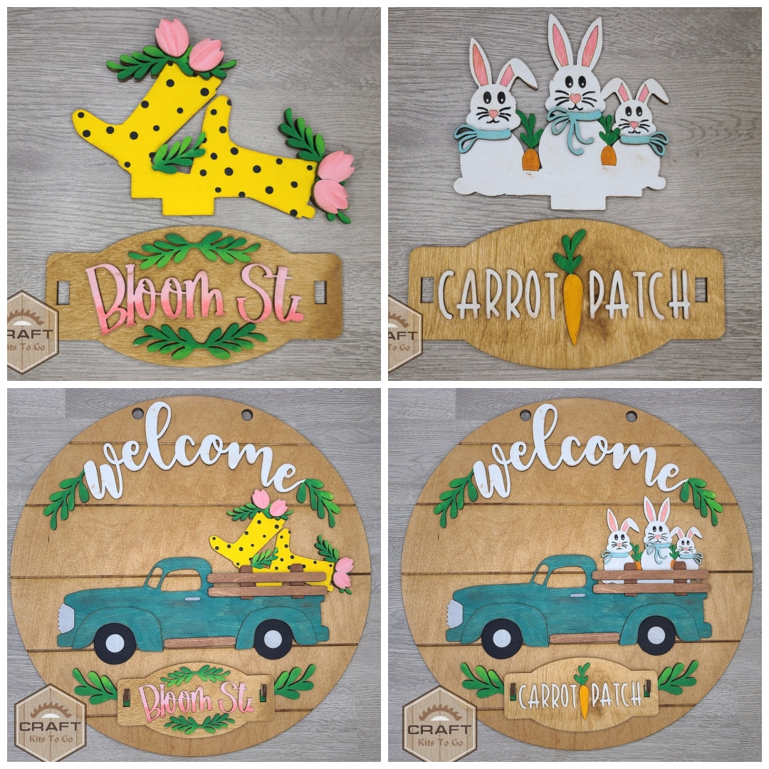 Interchangeable Truck | Easter Bunny Insert | #200004