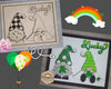 St. Patrick's Day Gnome Craft Kit DIY Paint Party Kit #3266 Multiple Sizes Available - Unfinished Wood Cutout Shapes