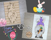 Easter Gnome | Easter Crafts | Springtime | Spring Crafts | DIY Craft Kits | Paint Party Supplies | #3271 Wood Cutouts Wood Shapes