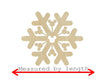 Snowflake #10 | Winter Crafts | Christmas Crafts | #3332 - Multiple Sizes Available - Unfinished Wood Cutout Shapes