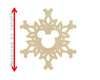 Snowflake #7 | Winter Crafts | Christmas Crafts | #3327 - Multiple Sizes Available - Unfinished Wood Cutout Shapes