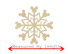Snowflake #9 | Winter Crafts | Christmas Crafts | #3331 - Multiple Sizes Available - Unfinished Wood Cutout Shapes