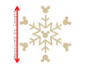 Snowflake Design #4 Cutout #3258 - Multiple Sizes Available - Unfinished Wood Cutout Shapes