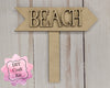 Beach Sign | Summertime | Summer Crafts | DIY Craft Kits | Paint Party Supplies | #2718