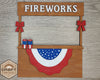 4th of July Firework Stand | Patriotic Decor | DIY Craft Kits | Paint Party Supplies | #2640