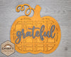 Grateful Pumpkin | Fall Pumpkin | Thanksgiving Crafts | DIY Craft Kits | Paint Party Supplies | #3067