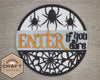 Enter if you Dare | October31st | Halloween Crafts | Halloween Décor | DIY Craft Kits | Paint Party Supplies | #3094