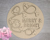 Merry & Bright Sign | Christmas Décor | Christmas Crafts | DIY Craft Kits | Paint Party Supplies | #3177 - Multiple Sizes Available - Unfinished Wood Cutout Shapes