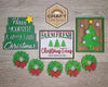 Christmas Wreath Bunting | Banner | Christmas Décor | Christmas Crafts | Holiday Activities | DIY Craft Kits | Paint Party Supplies | #2890