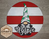 Believe Gnome | Christmas Gnome | Christmas Décor | Christmas Crafts | Holiday Activities | DIY Craft Kits | Paint Party Supplies | #3189