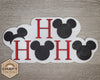 HOHOHO Sign | Christmas Crafts | Christmas Décor | DIY Craft Kits | Paint Party Supplies | #3193 - Multiple Sizes Available - Unfinished Wood Cutout Shapes