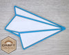 Welcome to our Classroom Interchangeable "Paper Airplane" #2983 - Unfinished Wood shape cutouts