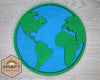 Welcome to our Classroom Interchangeable "Earth" #2983 - Unfinished Wood shape cutouts