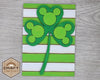 Shamrock | St. Patrick's Day Crafts | DIY Craft Kits | Paint Party Supplies | #3254 - Multiple Sizes Available - Unfinished Wood Cutout Shapes