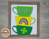 St Patrick's Day Mugs | St. Patrick's Day Decor | DIY Craft Kits | Paint Party Supplies | #3134
