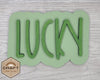 Lucky St. Patrick's Day Craft Kit #3108 Multiple Sizes Available - Unfinished Wood Cutout Shapes
