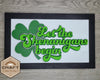 Let the Shenanigans Begin | St. Patrick's Day Crafts | Wood Crafts | Crafts | DIY Craft Kits | Paint Party Supplies | #3106