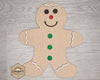 Gingerbread Man | Holiday Cooking | Christmas Decor | Christmas Crafts | Holiday Activities |  DIY Craft Kits | Paint Party Supplies | #2807