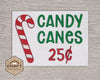 Candy Canes | Christmas Decor | Christmas Crafts | Holiday Activities |  DIY Craft Kits | Paint Party Supplies | #2806
