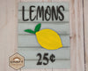 Lemons | Lemonade | Summer Decor | Summer Crafts | DIY Craft Kits | Paint Party Supplies | #2539