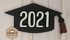 Graduation Cap 2021 Seniors Class of 2021 Kit #2788 - Multiple Sizes Available - Unfinished Wood Cutout Shapes