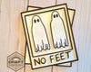 Ghost No Feet Craft Kit #2567 Multiple Sizes Available - Unfinished Wood Cutout Shapes