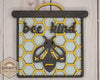 Bee Kind Craft Kit Bee Decor Honey Bee Craft Kit #2684 - Multiple Sizes Available - Unfinished Wood Cutout Frames