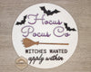 Hocus Pocus | Halloween Decor | Halloween Crafts | DIY Craft Kits | Paint Party Supplies | #2263