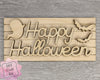 Happy Halloween | Halloween Crafts | Fall Crafts | DIY Craft Kits | Paint Party Supplies | #3314