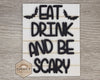 Eat Drink Scary | Halloween Crafts | Fall Crafts | DIY Craft Kits | Paint Party Supplies | #3322