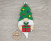 Christmas Tree Gnome Christmas Gnome Believe Christmas Craft Kit DIY Paint kit #3339 - Multiple Sizes Available - Unfinished Wood Cutout Shapes