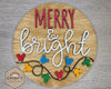 Mouse Merry & Bright | Christmas Décor | Christmas Crafts | Holiday Activities | DIY Craft Kits | Paint Party Supplies | #3340