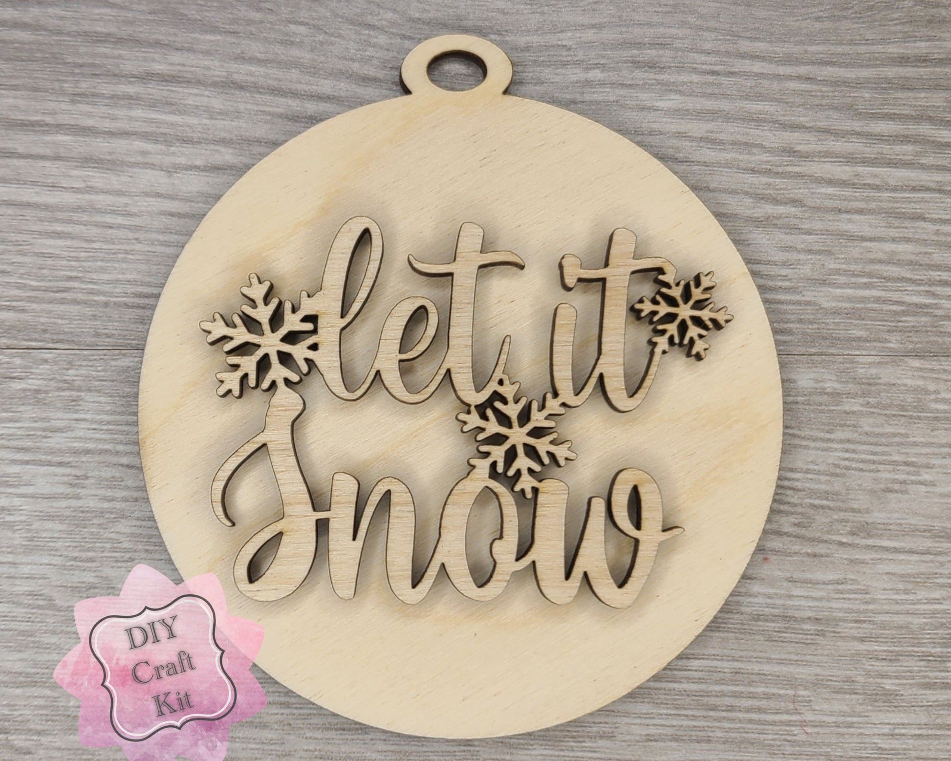 Let it Snow Christmas Ornament | #3357 – Craft Kits 2 Go