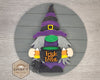 Witch Halloween Gnome | Halloween Decor | Halloween Crafts | DIY Craft Kits | Paint Party Supplies | #3364