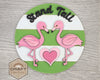 Stand Tall Flamingo Tropical DIY Craft Kit #3444 Multiple Sizes Available - Unfinished Wood Cutout Shapes