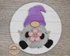 Spring Gnome Circle Craft Kit Paint Kit Party Paint Kit #2747 - Multiple Sizes Available - Unfinished Wood Cutout Shapes