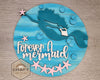Forever a Mermaid Magical Girl Craft Kit #3408 Multiple Sizes Available - Unfinished Wood Cutout Shapes
