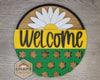 Daisy Welcome Sign | Spring Crafts | Springtime | DIY Craft Kits | Paint Party Supplies | #3123