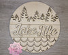 Lake Life | Lake House | Outdoors | Summer Crafts | DIY Craft Kits | Paint Party Supplies | #3119