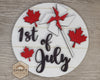 Canada Day Kit Canada Canadian Canada Craft Kit DIY Craft Kit #3406 - Multiple Sizes Available - Unfinished Wood Cutout Shapes
