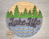 Lake Life | Lake House | Outdoors | Summer Crafts | DIY Craft Kits | Paint Party Supplies | #3119