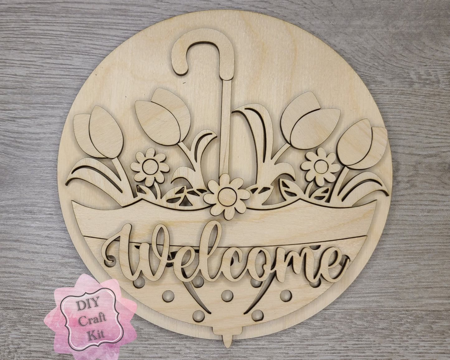 Welcome Spring Sign | #3601 – Craft Kits 2 Go