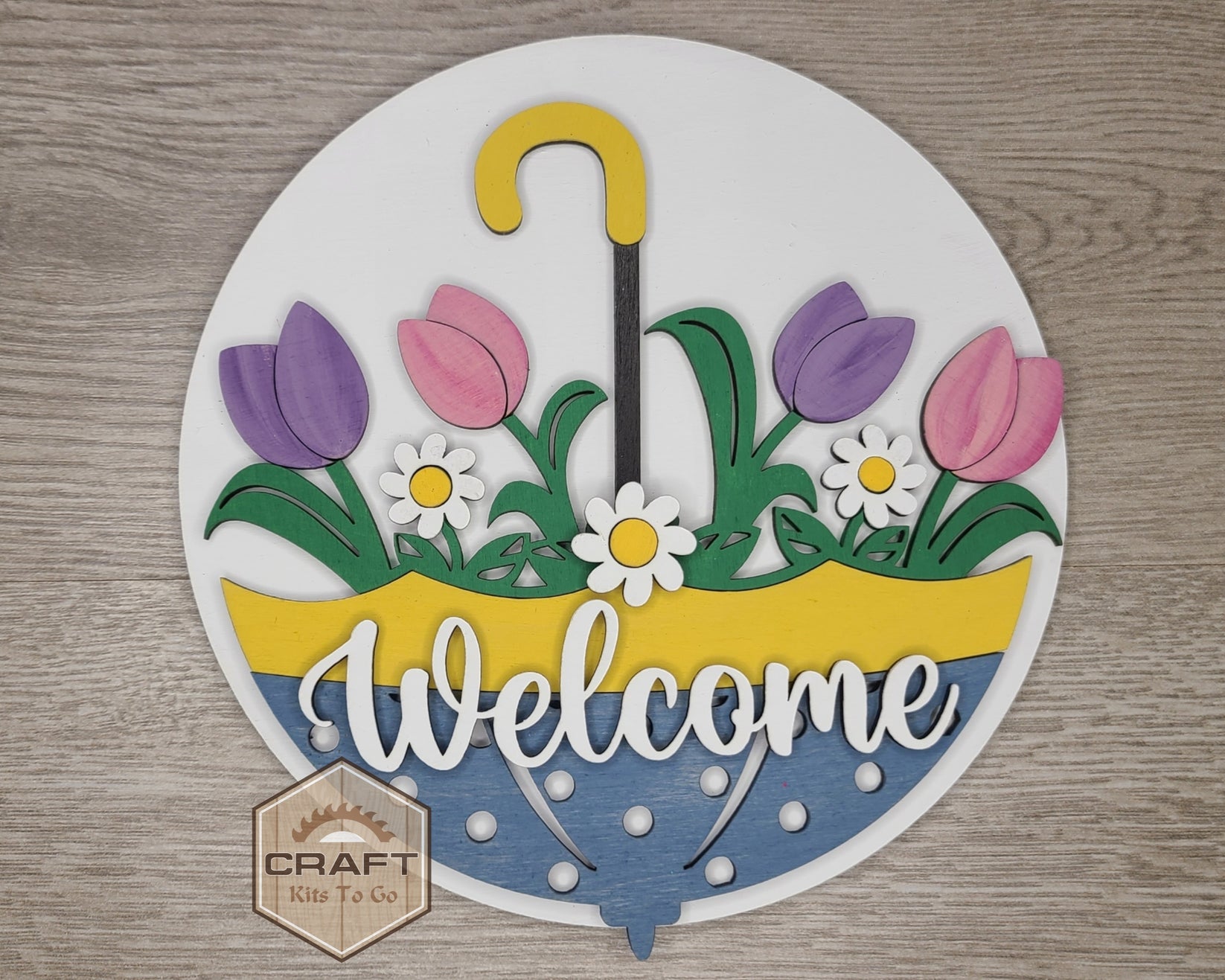 Welcome Spring Sign | #3601 – Craft Kits 2 Go