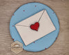 Valentine Love Letter Round | Valentine Crafts | DIY Craft Kits | Paint Party Supplies | #3637
