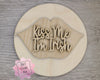 Kiss Me I'm Irish St. Patrick's Day Lucky DIY Craft Kit Paint Party Kit #3665 Multiple Sizes Available - Unfinished Wood Cutout Shapes